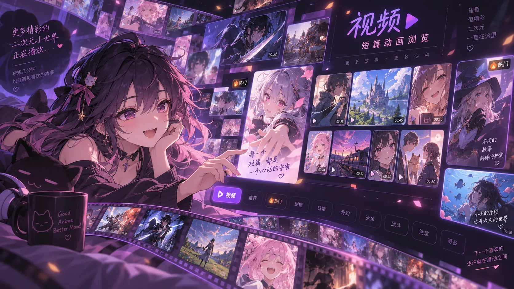 玻璃森林:无旁白片段的阅读顺序内容图